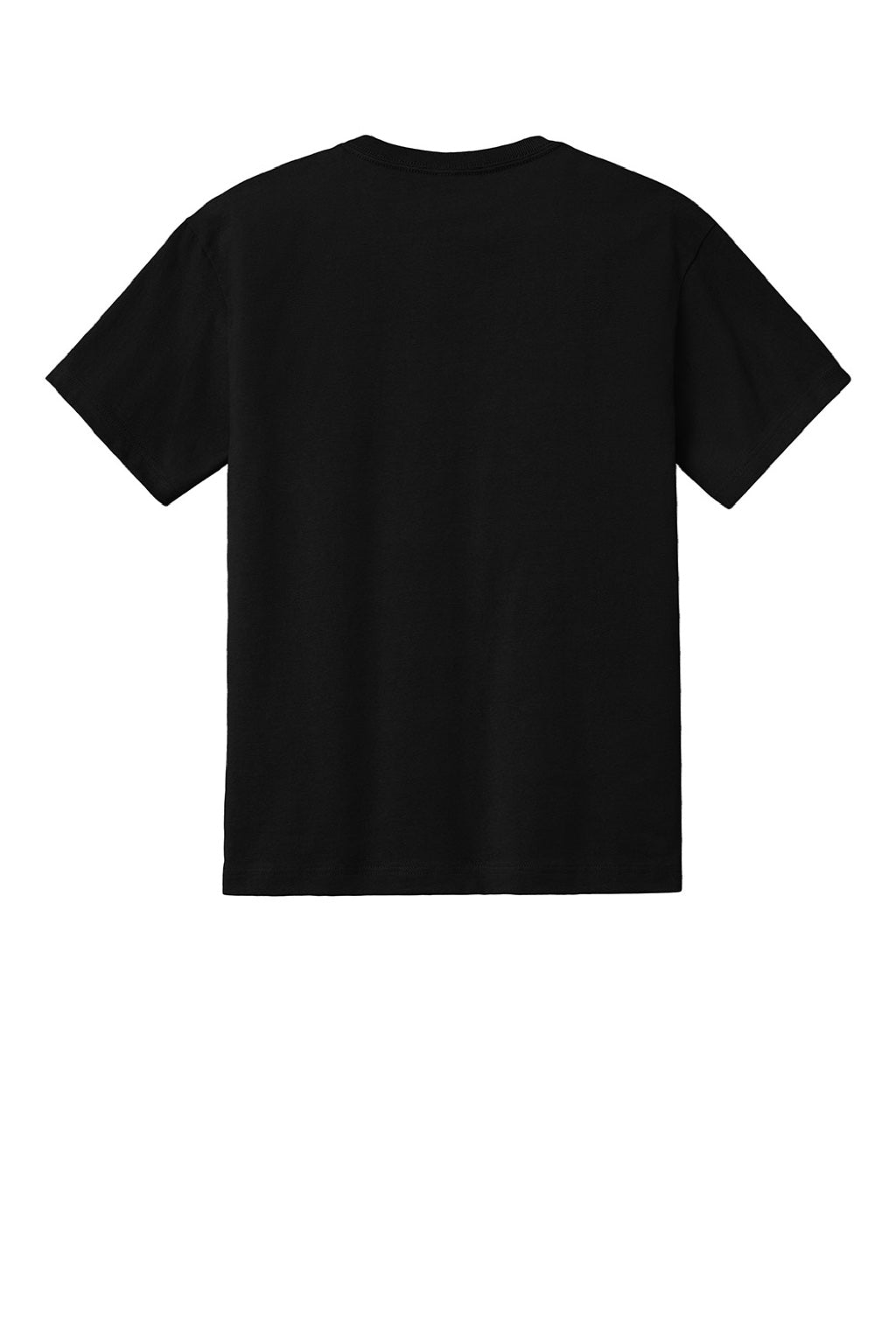 Bella + Canvas BC4610 Mens Short Sleeve Crewneck T-Shirt Black Flat Back