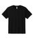 Bella + Canvas BC4610 Mens Short Sleeve Crewneck T-Shirt Black Flat Front
