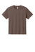 Bella + Canvas BC4610 Mens Short Sleeve Crewneck T-Shirt Cocoa Brown Flat Front