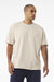 Bella + Canvas BC4610 Mens Short Sleeve Crewneck T-Shirt Dust Model Front