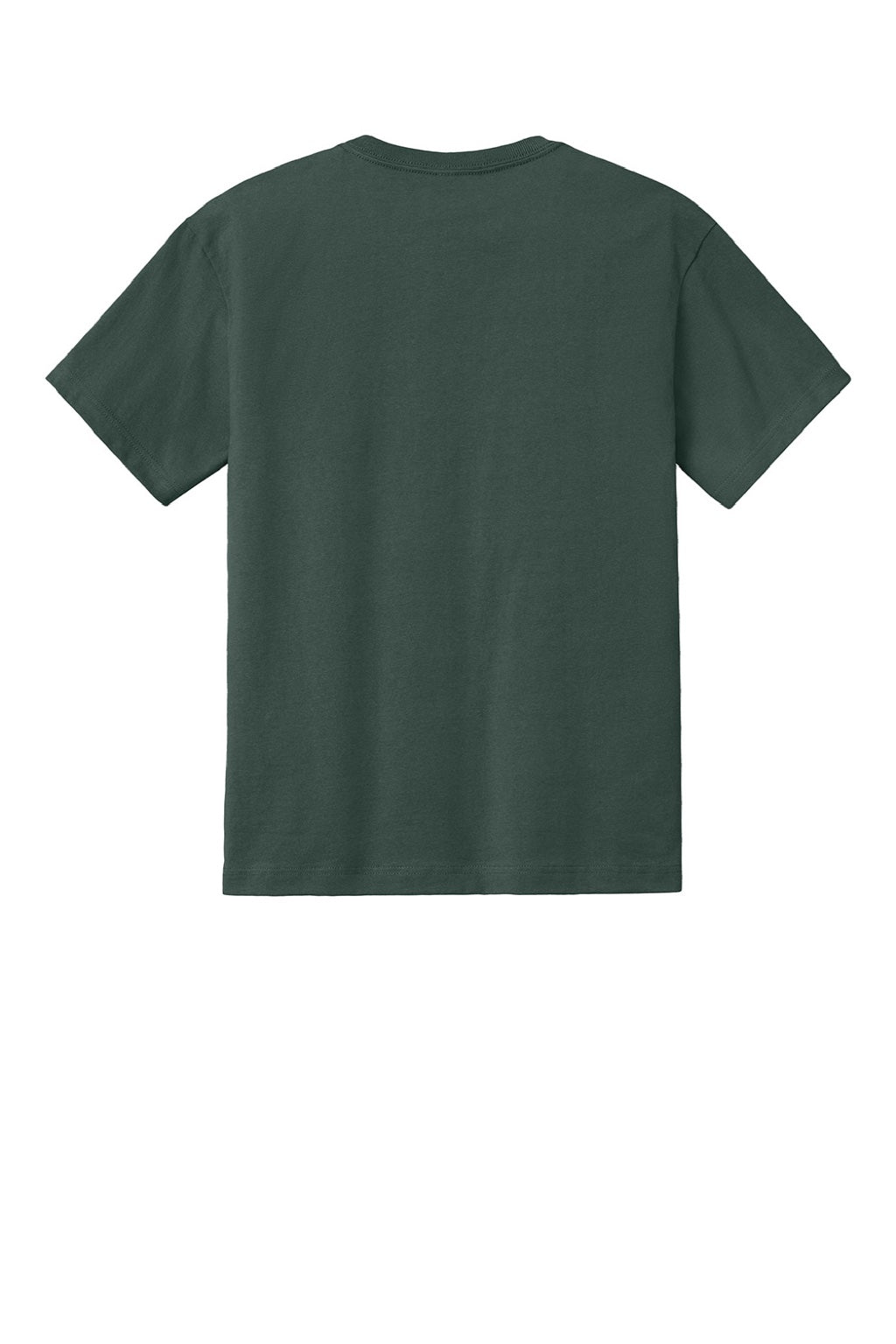 Bella + Canvas BC4610 Mens Short Sleeve Crewneck T-Shirt Huntre Green Flat Back