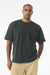 Bella + Canvas BC4610 Mens Short Sleeve Crewneck T-Shirt Huntre Green Model Front