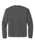 Bella + Canvas BC4651 Mens Long Sleeve Crewneck T-Shirt Asphalt Grey Flat Back