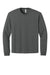 Bella + Canvas BC4651 Mens Long Sleeve Crewneck T-Shirt Asphalt Grey Flat Front