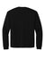 Bella + Canvas BC4651 Mens Long Sleeve Crewneck T-Shirt Black Flat Back