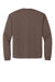 Bella + Canvas BC4651 Mens Long Sleeve Crewneck T-Shirt Cocoa Brown Flat Back