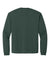 Bella + Canvas BC4651 Mens Long Sleeve Crewneck T-Shirt Huntre Green Flat Back