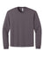 Bella + Canvas BC4651 Mens Long Sleeve Crewneck T-Shirt Storm Purple Flat Front