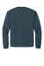 Bella + Canvas BC4651 Mens Long Sleeve Crewneck T-Shirt Vintage Navy Blue Flat Back