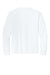 Bella + Canvas BC4651 Mens Long Sleeve Crewneck T-Shirt White Flat Back