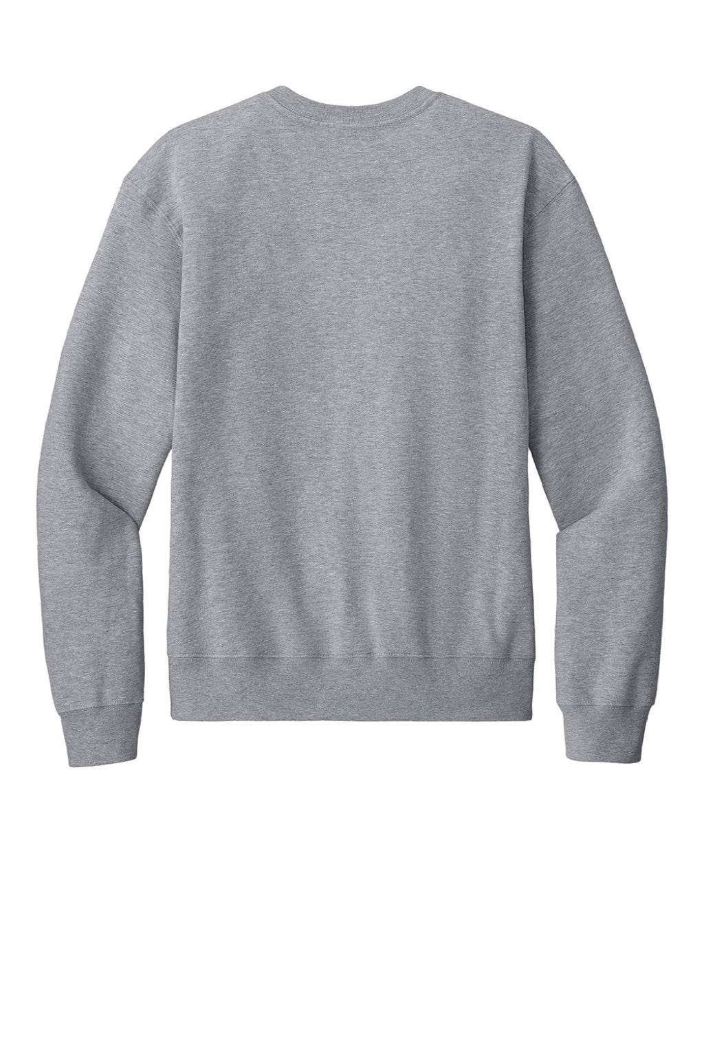 Bella + Canvas BC4711 Mens Crewneck Sweatshirt Heather Grey Flat Back