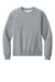 Bella + Canvas BC4711 Mens Crewneck Sweatshirt Heather Grey Flat Front