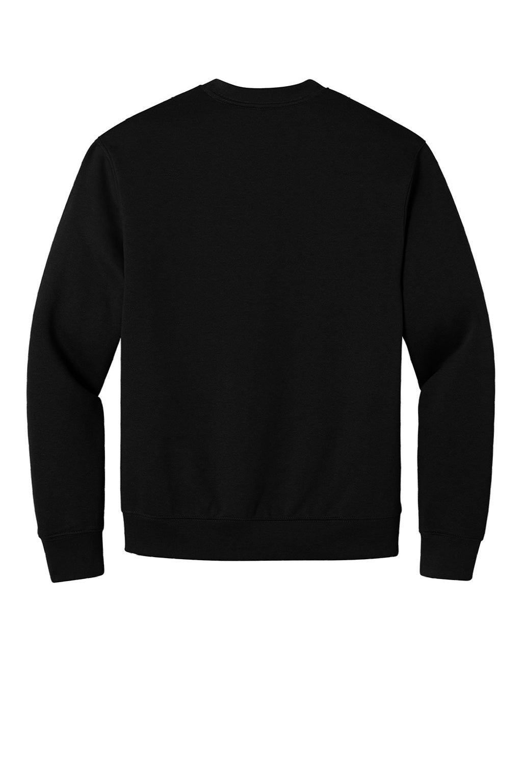 Bella + Canvas BC4711 Mens Crewneck Sweatshirt Black Flat Back