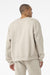 Bella + Canvas BC4711 Mens Crewneck Sweatshirt Dust Model Back