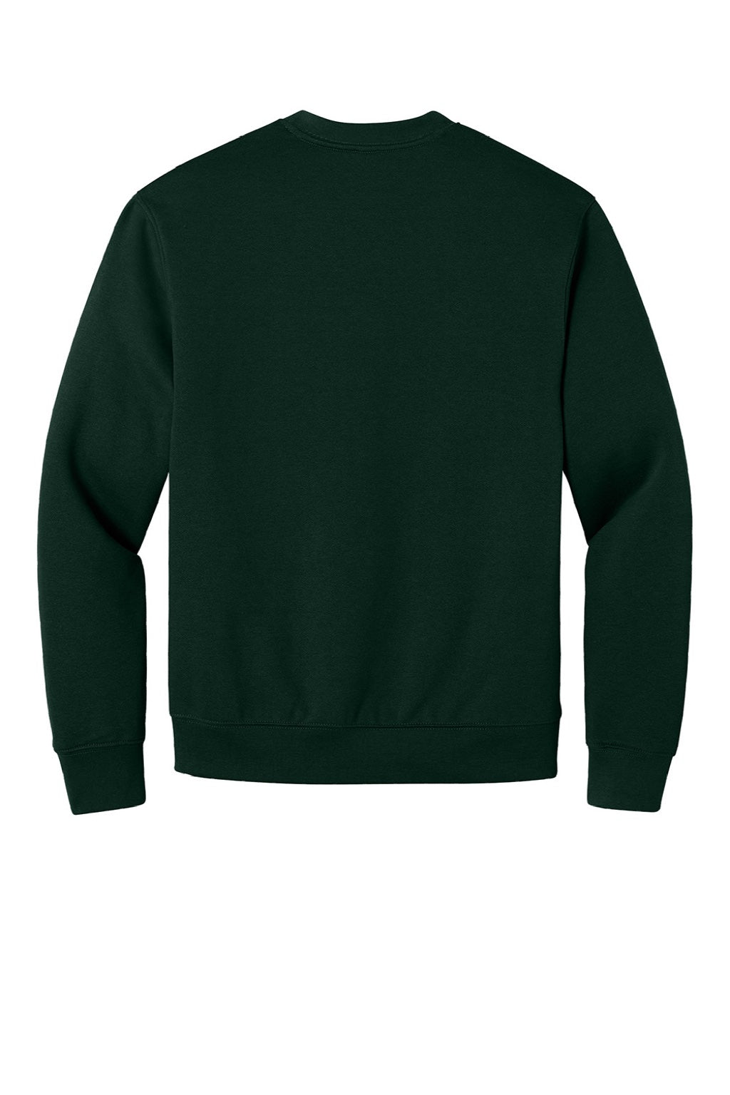 Bella + Canvas BC4711 Mens Crewneck Sweatshirt Forest Green Flat Back