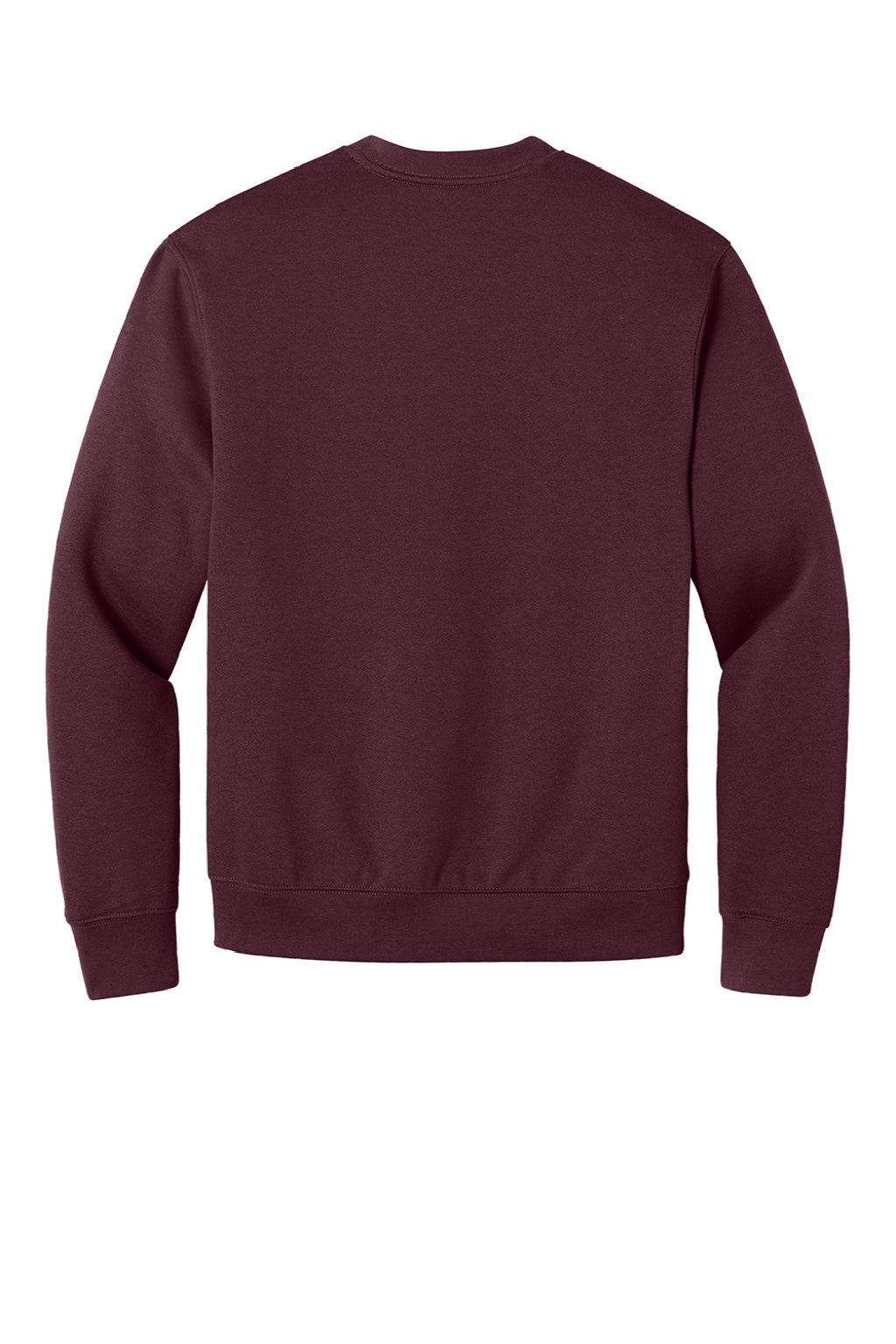 Bella + Canvas BC4711 Mens Crewneck Sweatshirt Maroon Flat Back