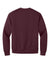 Bella + Canvas BC4711 Mens Crewneck Sweatshirt Maroon Flat Back