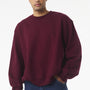 Bella + Canvas Mens Crewneck Sweatshirt - Maroon - COMING SOON