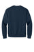 Bella + Canvas BC4711 Mens Crewneck Sweatshirt Navy Blue Flat Back