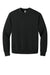 Bella + Canvas BC4711 Mens Crewneck Sweatshirt Vintage Black Flat Front