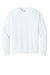 Bella + Canvas BC4711 Mens Crewneck Sweatshirt White Flat Front