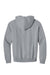 Bella + Canvas BC4719 Mens Hooded Sweathshirt w/ Pouch Pocket Heather Grey Flat Back