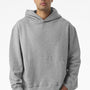 Bella + Canvas Mens Hooded Sweathshirt w/ Pouch Pocket - Heather Grey - COMING SOON