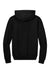 Bella + Canvas BC4719 Mens Hooded Sweathshirt w/ Pouch Pocket Black Flat Back