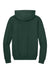 Bella + Canvas BC4719 Mens Hooded Sweathshirt w/ Pouch Pocket Forest Green Flat Back