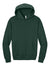 Bella + Canvas BC4719 Mens Hooded Sweathshirt w/ Pouch Pocket Forest Green Flat Front