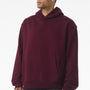 Bella + Canvas Mens Hooded Sweathshirt w/ Pouch Pocket - Maroon - COMING SOON