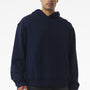 Bella + Canvas Mens Hooded Sweathshirt w/ Pouch Pocket - Navy Blue - COMING SOON