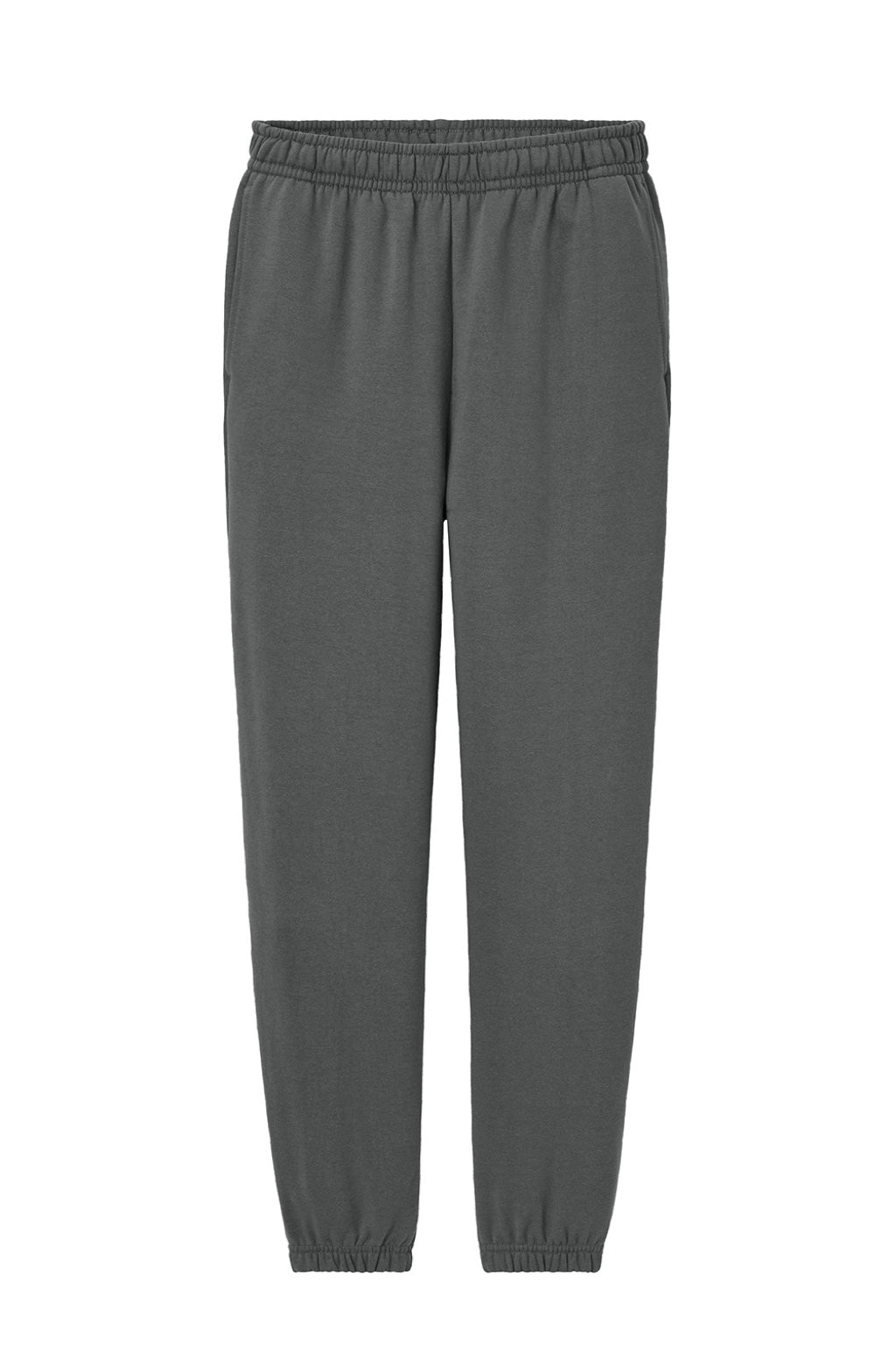Bella + Canvas BC4737 Mens Sweatpants w/ Pockets Asphalt Grey Flat Front