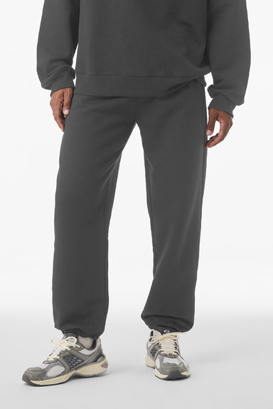 Bella + Canvas BC4737 Mens Sweatpants w/ Pockets Asphalt Grey Model Front