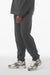 Bella + Canvas BC4737 Mens Sweatpants w/ Pockets Asphalt Grey Model Side