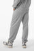 Bella + Canvas BC4737 Mens Sweatpants w/ Pockets Heather Grey Model Back