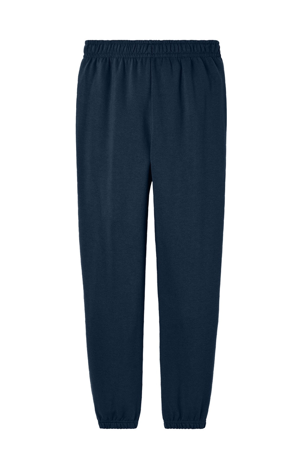 Bella + Canvas BC4737 Mens Sweatpants w/ Pockets Navy Blue Flat Back