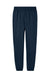 Bella + Canvas BC4737 Mens Sweatpants w/ Pockets Navy Blue Flat Back