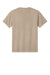 Bella + Canvas BC4810GD Mens Garment Dyed Short Sleeve Crewneck T-Shirt Khaki Brown Flat Back