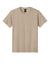 Bella + Canvas BC4810GD Mens Garment Dyed Short Sleeve Crewneck T-Shirt Khaki Brown Flat Front