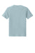 Bella + Canvas BC4810GD Mens Garment Dyed Short Sleeve Crewneck T-Shirt Light Washed Denim Blue Flat Back