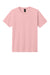 Bella + Canvas BC4810GD Mens Garment Dyed Short Sleeve Crewneck T-Shirt Pink Flat Front