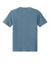 Bella + Canvas BC4810GD Mens Garment Dyed Short Sleeve Crewneck T-Shirt Washed Denim Blue Flat Back