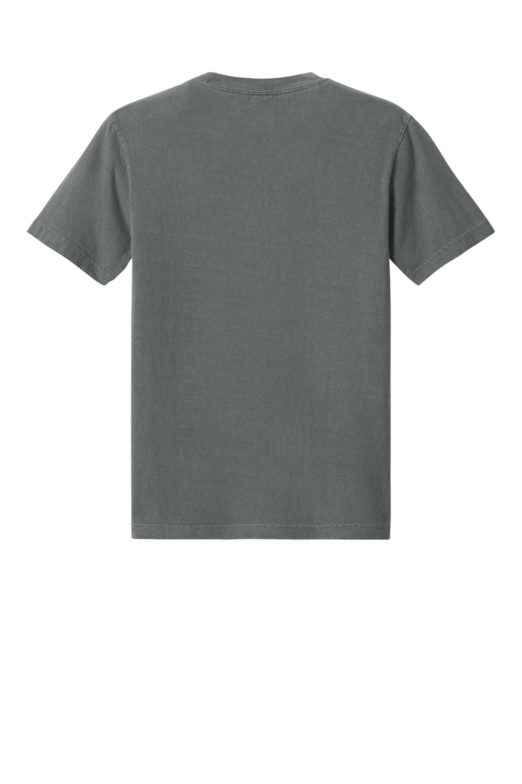 Bella + Canvas BC4810GD Mens Garment Dyed Short Sleeve Crewneck T-Shirt Washed Grey Flat Back
