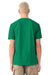 Bella + Canvas BC4810GD Mens Garment Dyed Short Sleeve Crewneck T-Shirt Washed Kelly Green Model Back