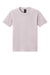 Bella + Canvas BC4810GD Mens Garment Dyed Short Sleeve Crewneck T-Shirt Washed Lavender Purple Flat Front
