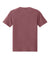 Bella + Canvas BC4810GD Mens Garment Dyed Short Sleeve Crewneck T-Shirt Washed Maroon Flat Back