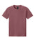 Bella + Canvas BC4810GD Mens Garment Dyed Short Sleeve Crewneck T-Shirt Washed Maroon Flat Front