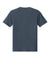 Bella + Canvas BC4810GD Mens Garment Dyed Short Sleeve Crewneck T-Shirt Washed Navy Blue Flat Back