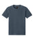 Bella + Canvas BC4810GD Mens Garment Dyed Short Sleeve Crewneck T-Shirt Washed Navy Blue Flat Front